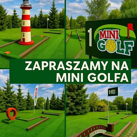 Czteroosobowy Honoratka Z Placem Do Mini Golfa